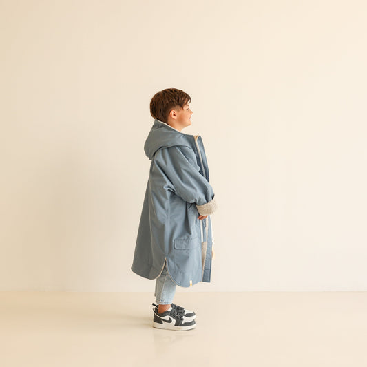KIDS CRUMPET COAT | WEATHERPROOF CHANGING ROBE - BUBBLEGUM