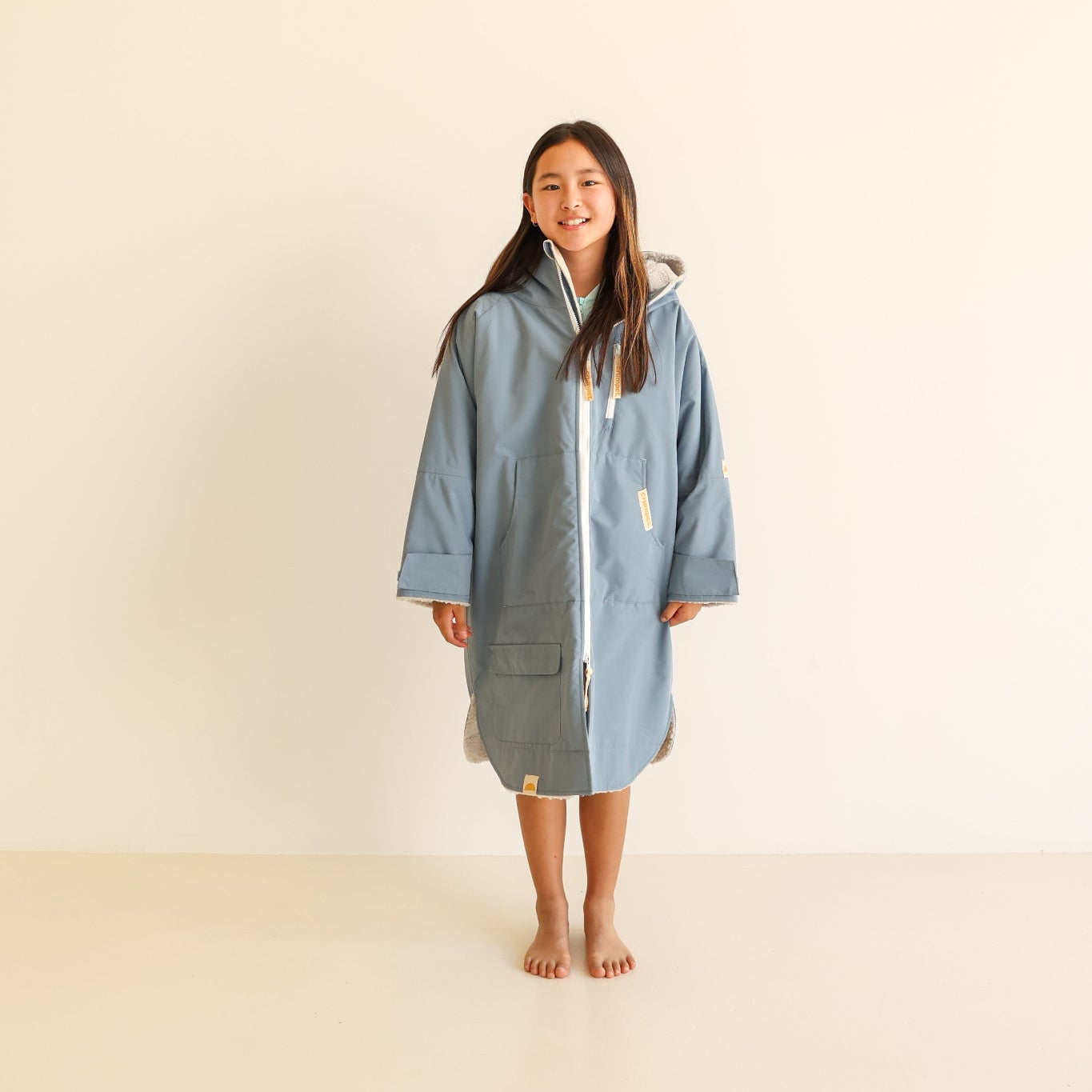KIDS CRUMPET COAT | WEATHERPROOF CHANGING ROBE - BUBBLEGUM