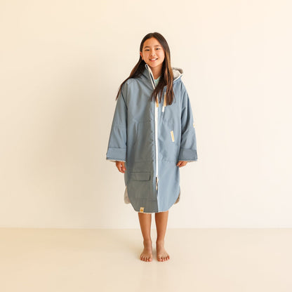 KIDS CRUMPET COAT | WEATHERPROOF CHANGING ROBE - BUBBLEGUM