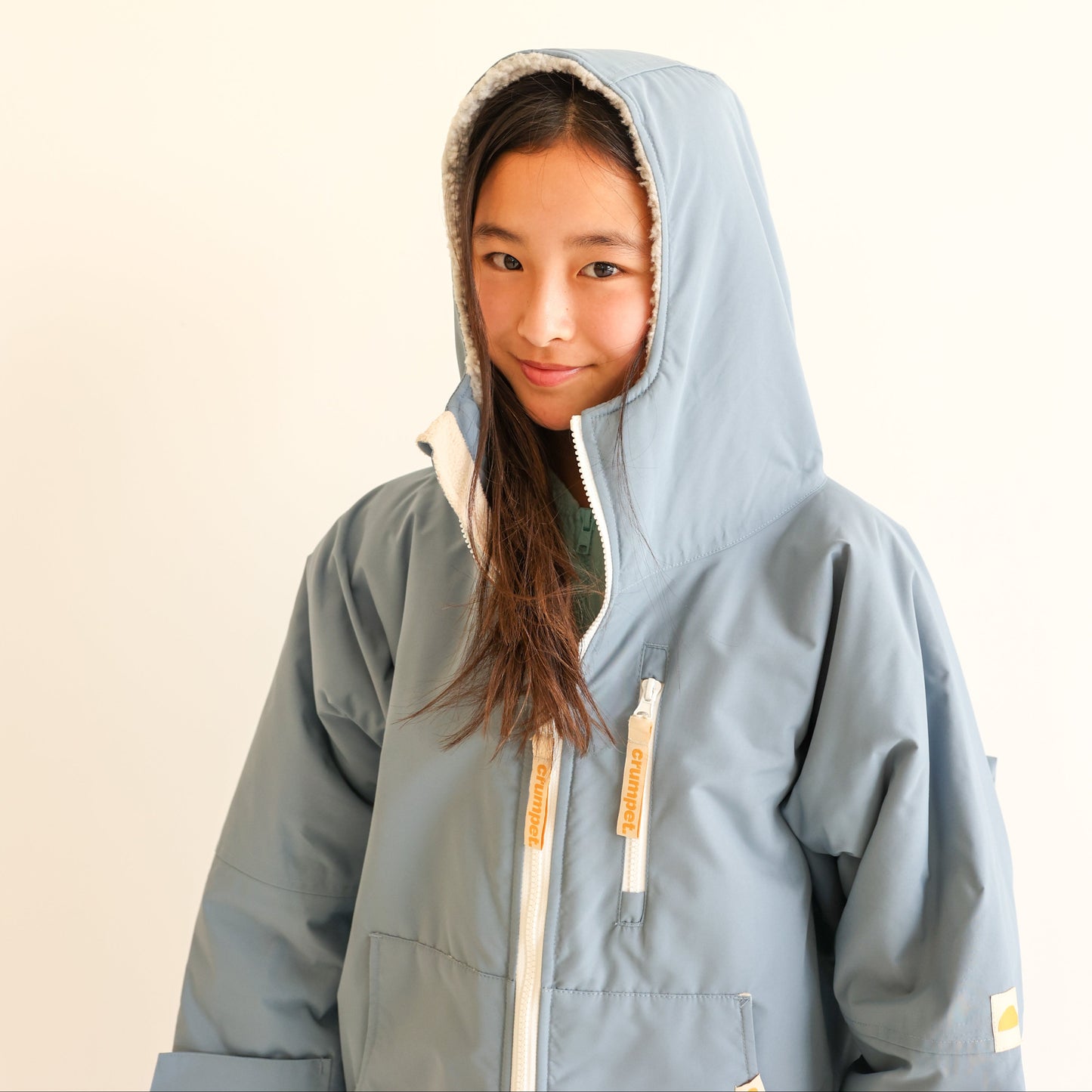 KIDS CRUMPET COAT | WEATHERPROOF CHANGING ROBE - BUBBLEGUM