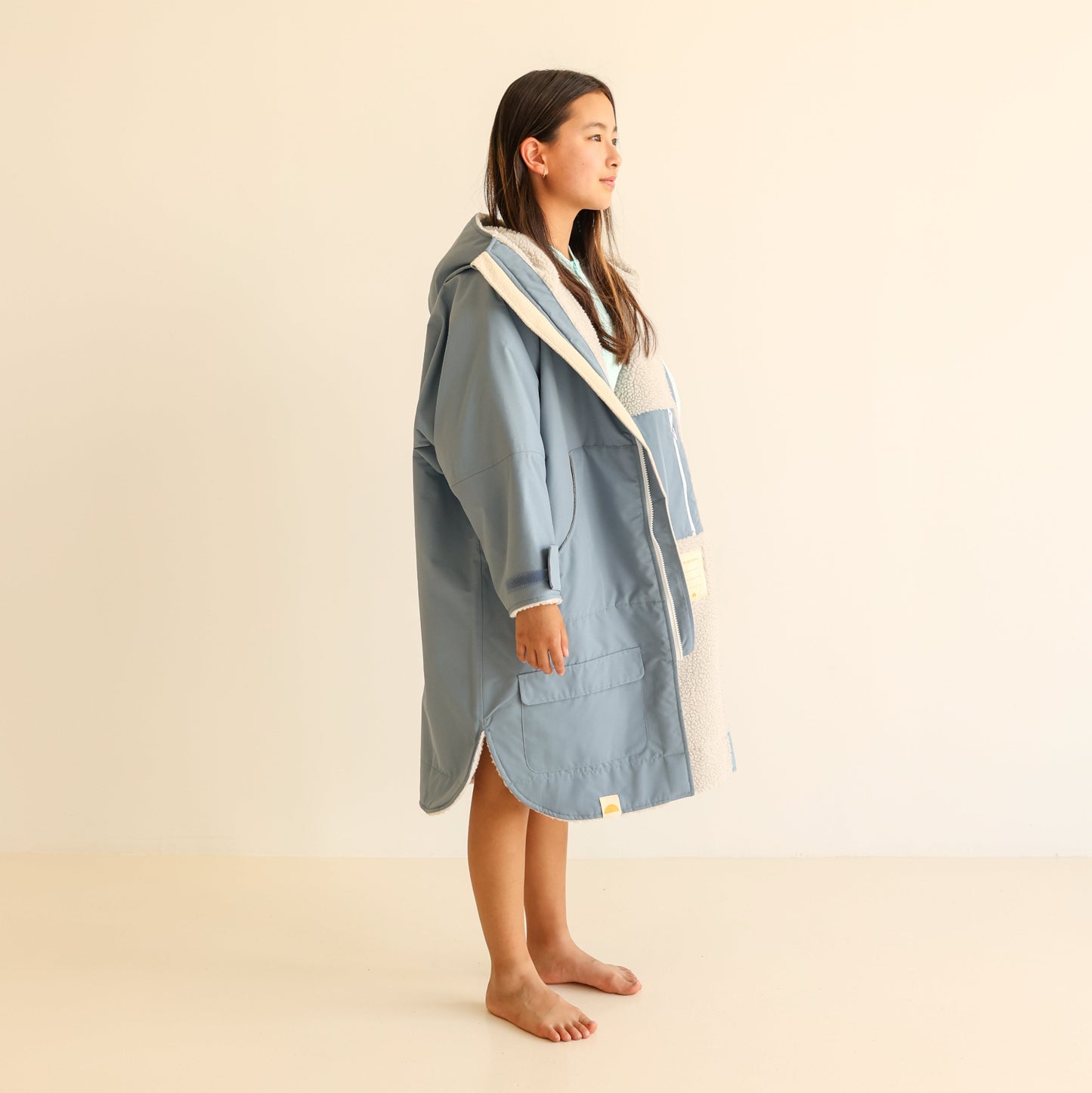 KIDS CRUMPET COAT | WEATHERPROOF CHANGING ROBE - BUBBLEGUM