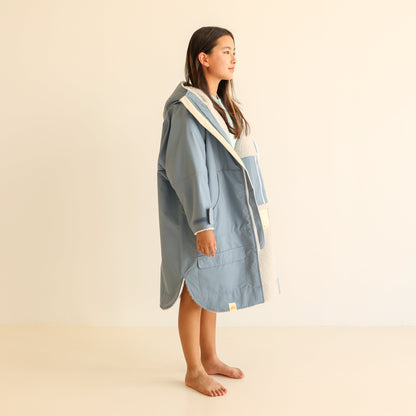 KIDS CRUMPET COAT | WEATHERPROOF CHANGING ROBE - BUBBLEGUM