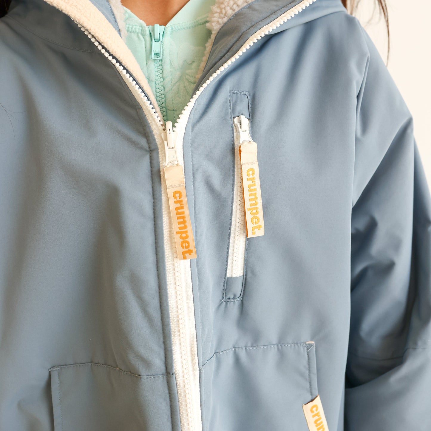 KIDS CRUMPET COAT | WEATHERPROOF CHANGING ROBE - BUBBLEGUM
