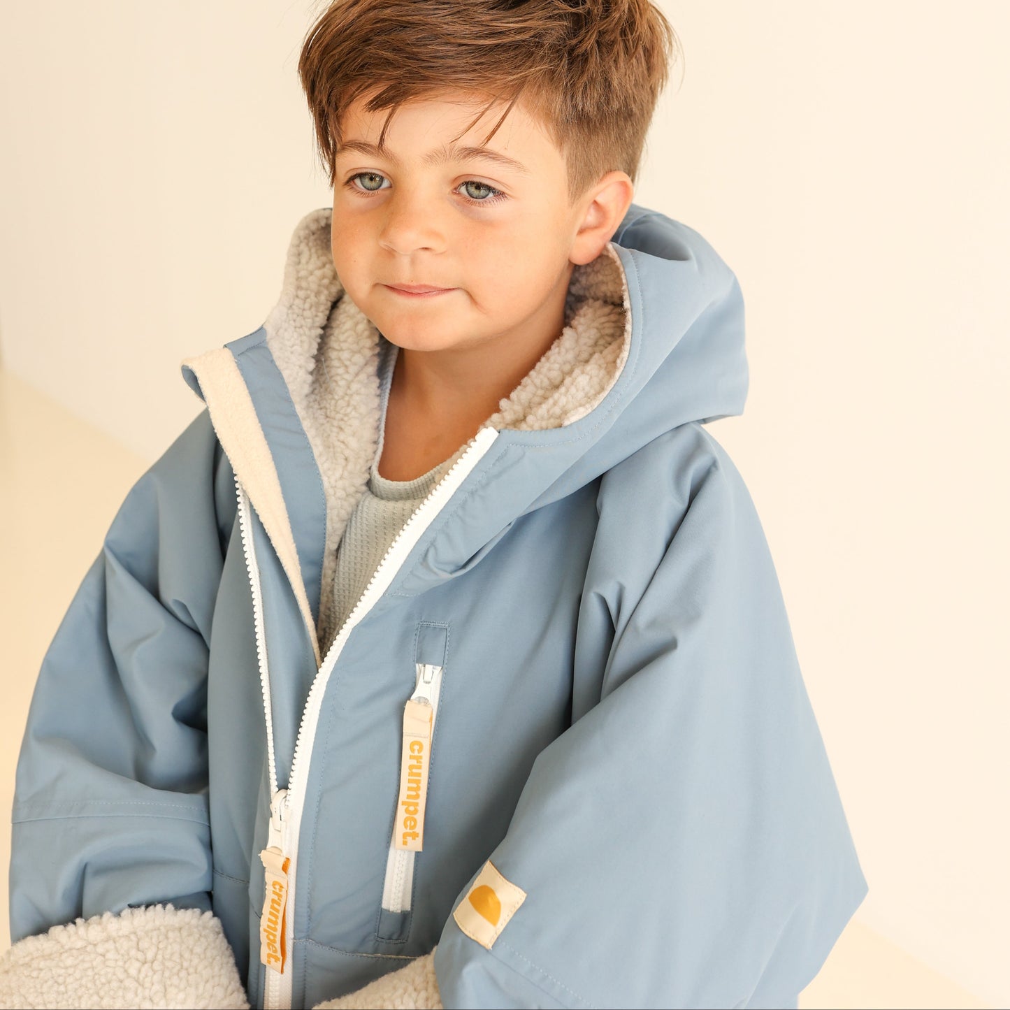 KIDS CRUMPET COAT | WEATHERPROOF CHANGING ROBE - BUBBLEGUM