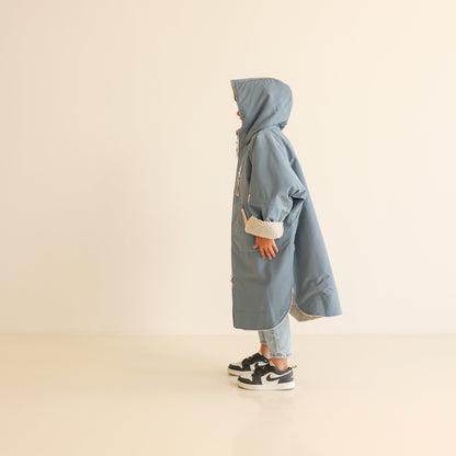 KIDS CRUMPET COAT | WEATHERPROOF CHANGING ROBE - BUBBLEGUM