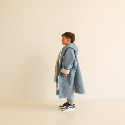 KIDS CRUMPET COAT | WEATHERPROOF CHANGING ROBE - BUBBLEGUM