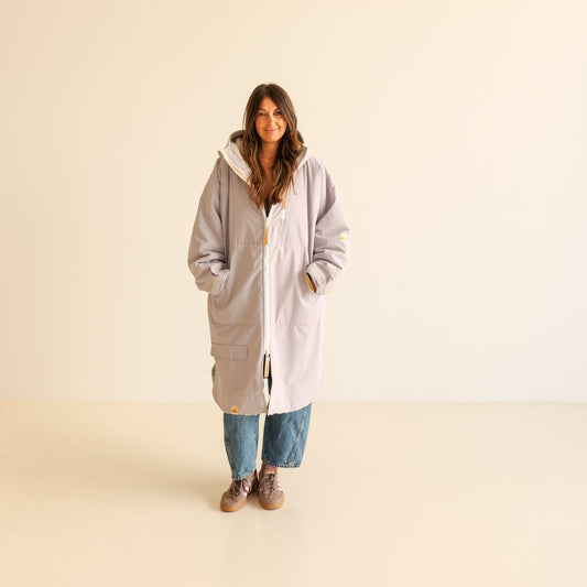 ADULT CRUMPET COAT | WEATHERPROOF CHANGING ROBE - LILAC