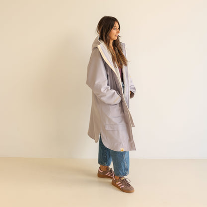 ADULT CRUMPET COAT | WEATHERPROOF CHANGING ROBE - LILAC