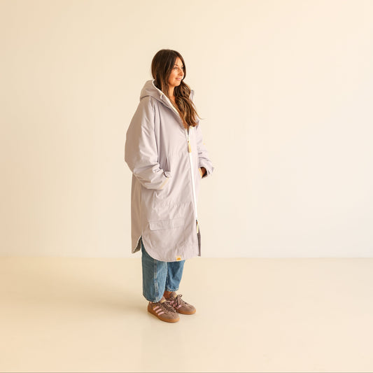 ADULT CRUMPET COAT | WEATHERPROOF CHANGING ROBE - LILAC