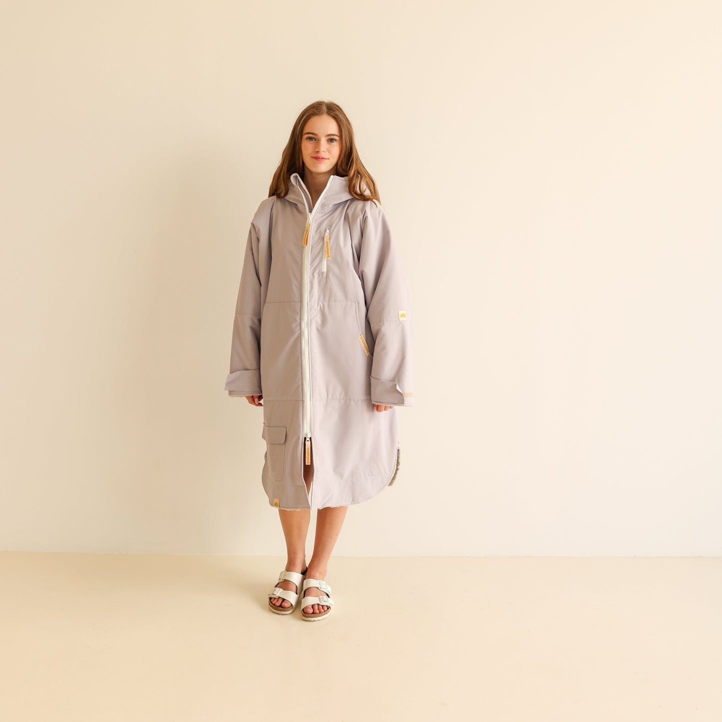 ADULT CRUMPET COAT | WEATHERPROOF CHANGING ROBE - LILAC