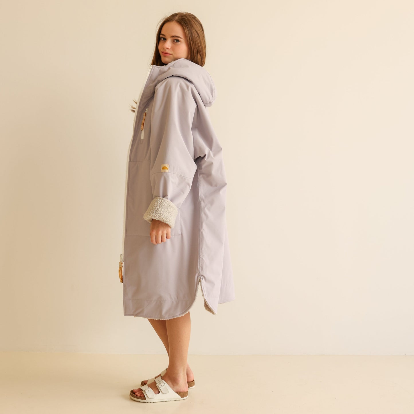 ADULT CRUMPET COAT | WEATHERPROOF CHANGING ROBE - LILAC