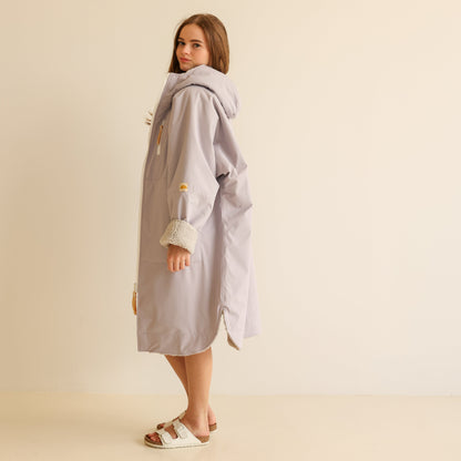 ADULT CRUMPET COAT | WEATHERPROOF CHANGING ROBE - LILAC