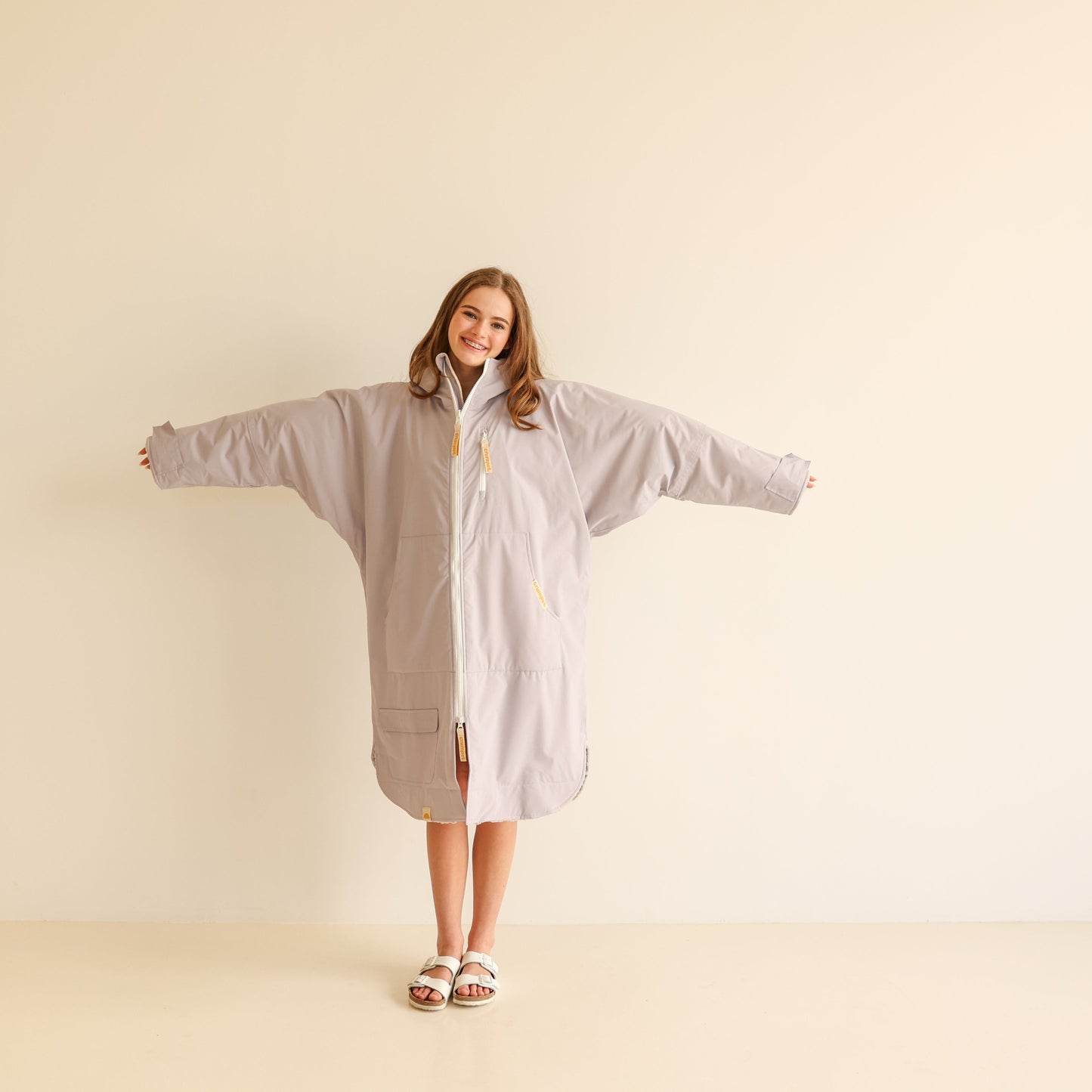 ADULT CRUMPET COAT | WEATHERPROOF CHANGING ROBE - LILAC