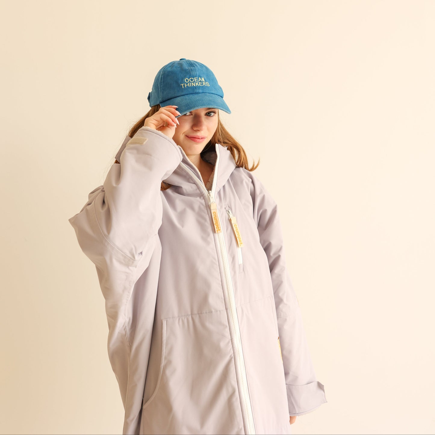 ADULT CRUMPET COAT | WEATHERPROOF CHANGING ROBE - LILAC