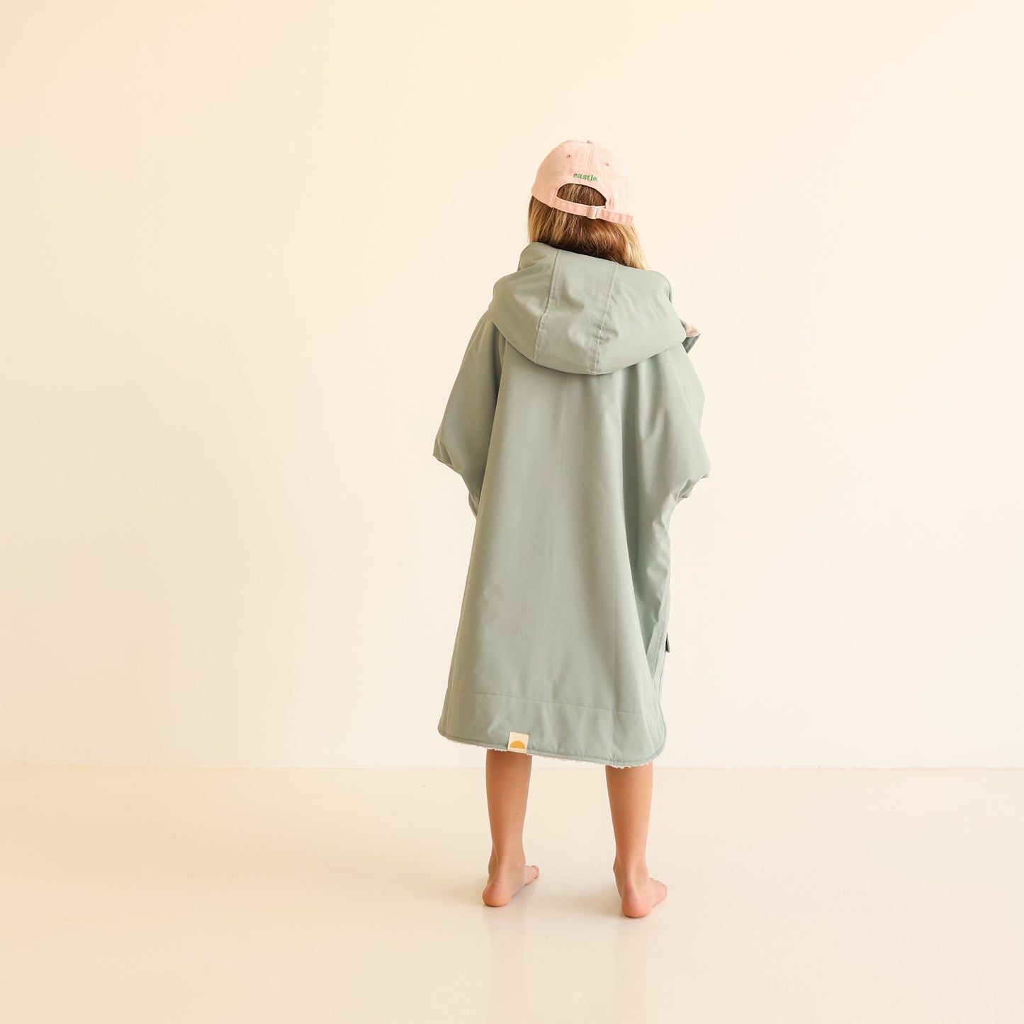 KIDS CRUMPET COAT | WEATHERPROOF CHANGING ROBE -  MATCHA