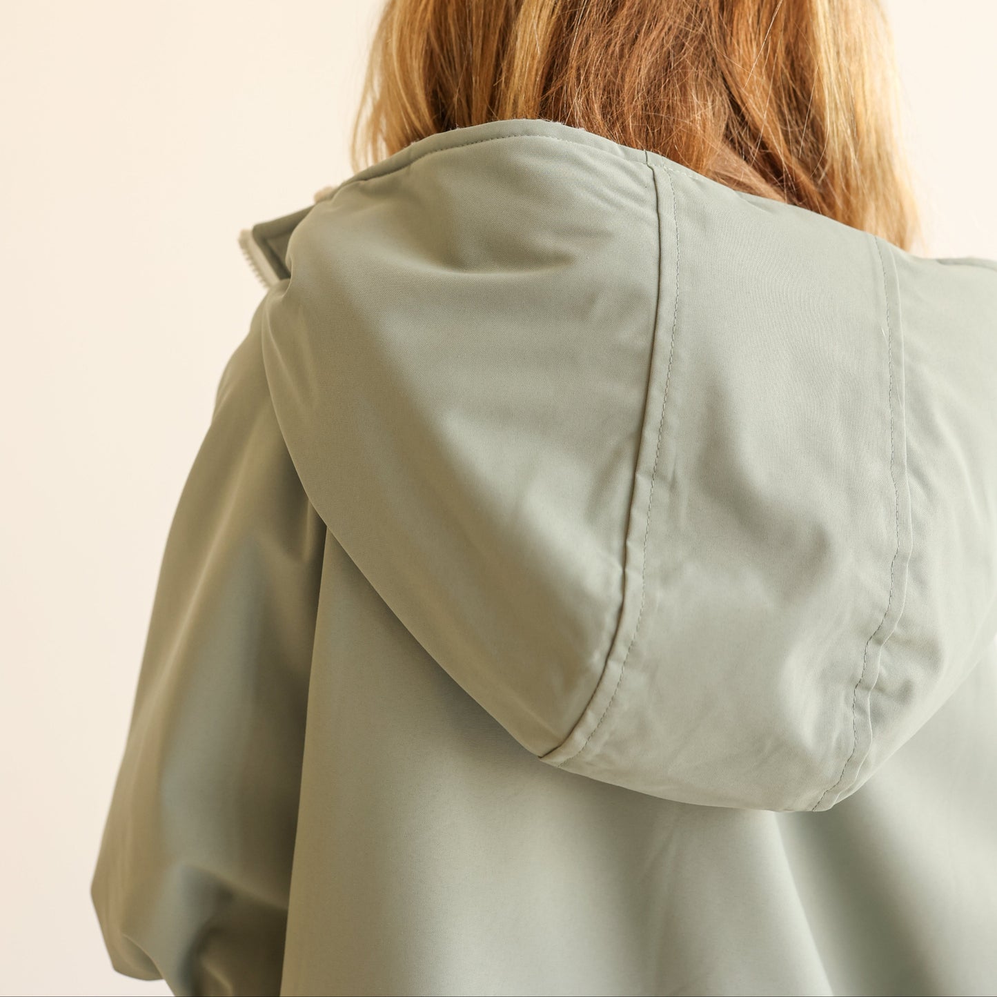 KIDS CRUMPET COAT | WEATHERPROOF CHANGING ROBE -  MATCHA