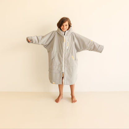KIDS CRUMPET COAT | WEATHERPROOF CHANGING ROBE - MIST