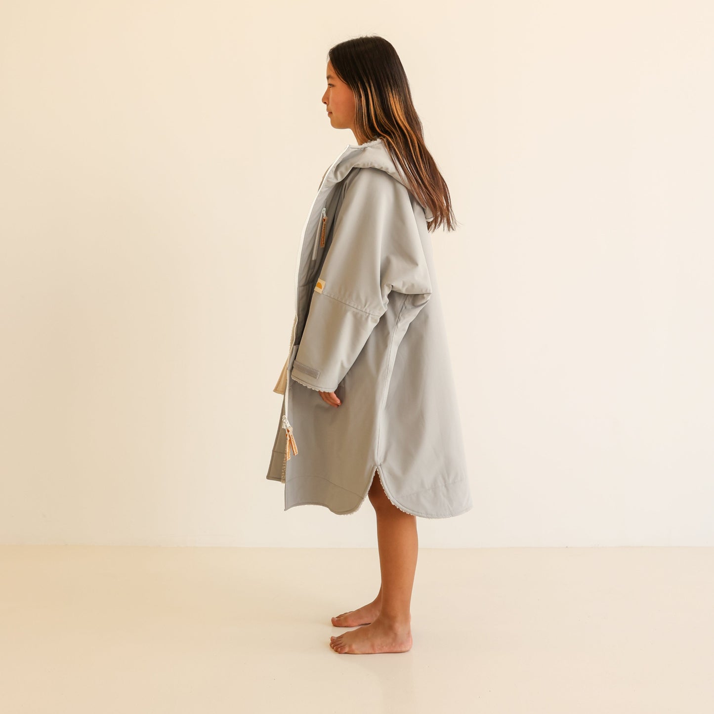 KIDS CRUMPET COAT | WEATHERPROOF CHANGING ROBE - MIST