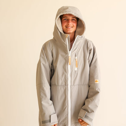 ADULT CRUMPET COAT | WEATHERPROOF CHANGING ROBE - MIST