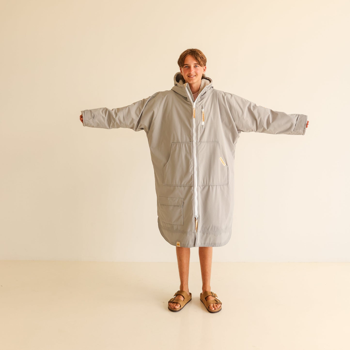 ADULT CRUMPET COAT | WEATHERPROOF CHANGING ROBE - MIST