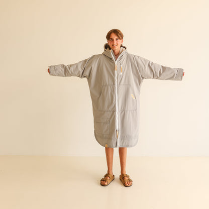 ADULT CRUMPET COAT | WEATHERPROOF CHANGING ROBE - MIST