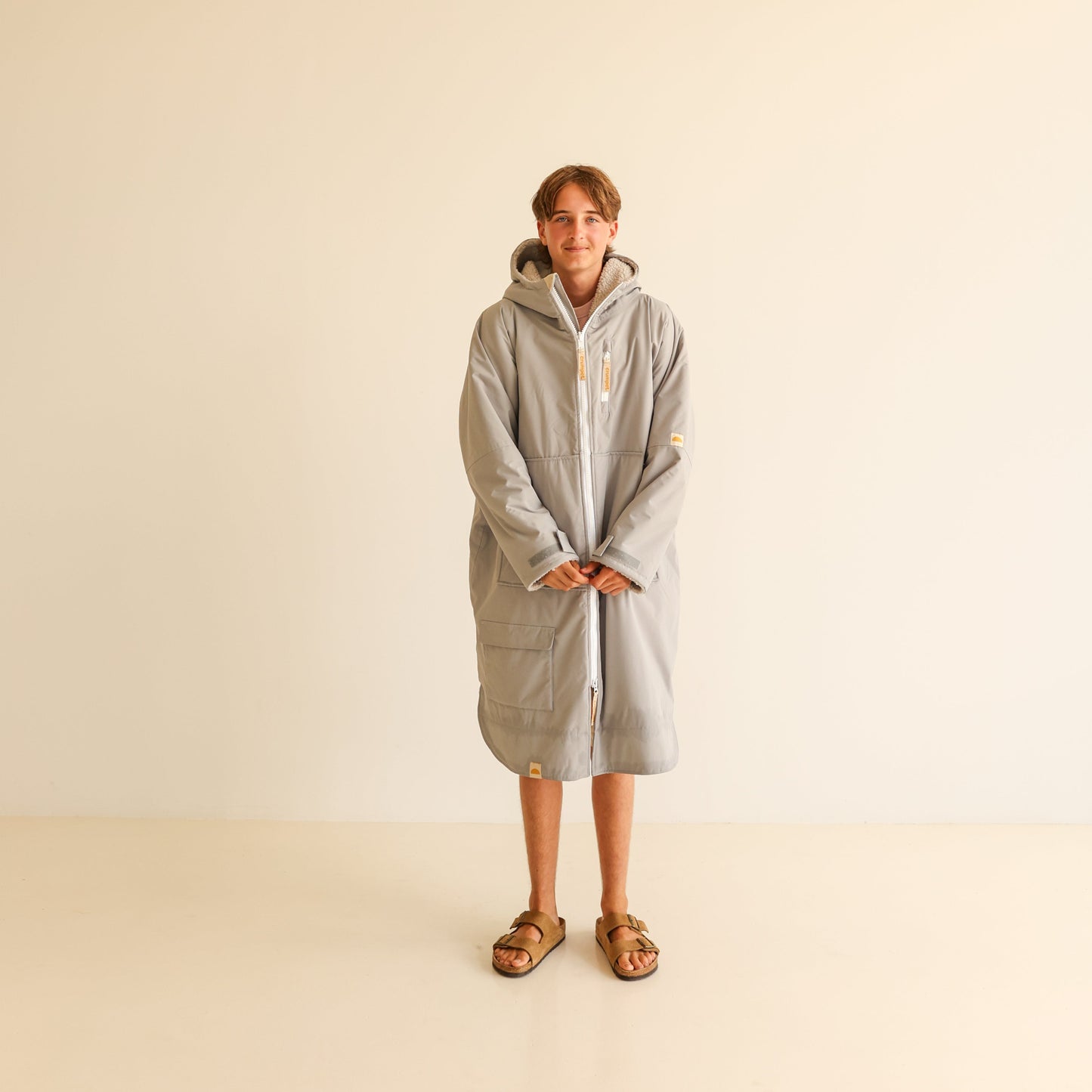 ADULT CRUMPET COAT | WEATHERPROOF CHANGING ROBE - MIST