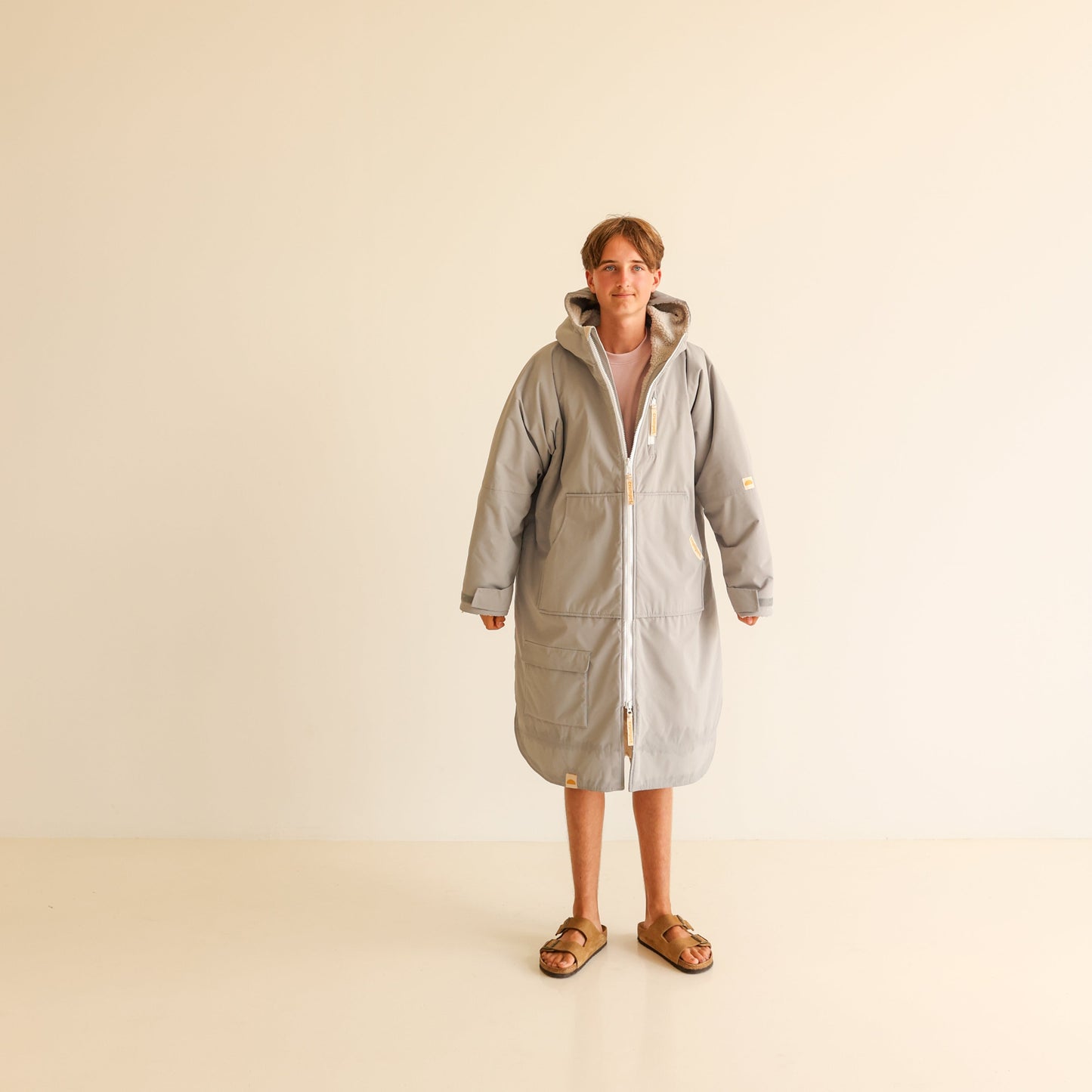 ADULT CRUMPET COAT | WEATHERPROOF CHANGING ROBE - MIST