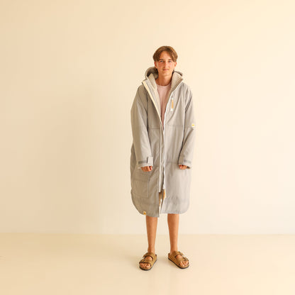 ADULT CRUMPET COAT | WEATHERPROOF CHANGING ROBE - MIST