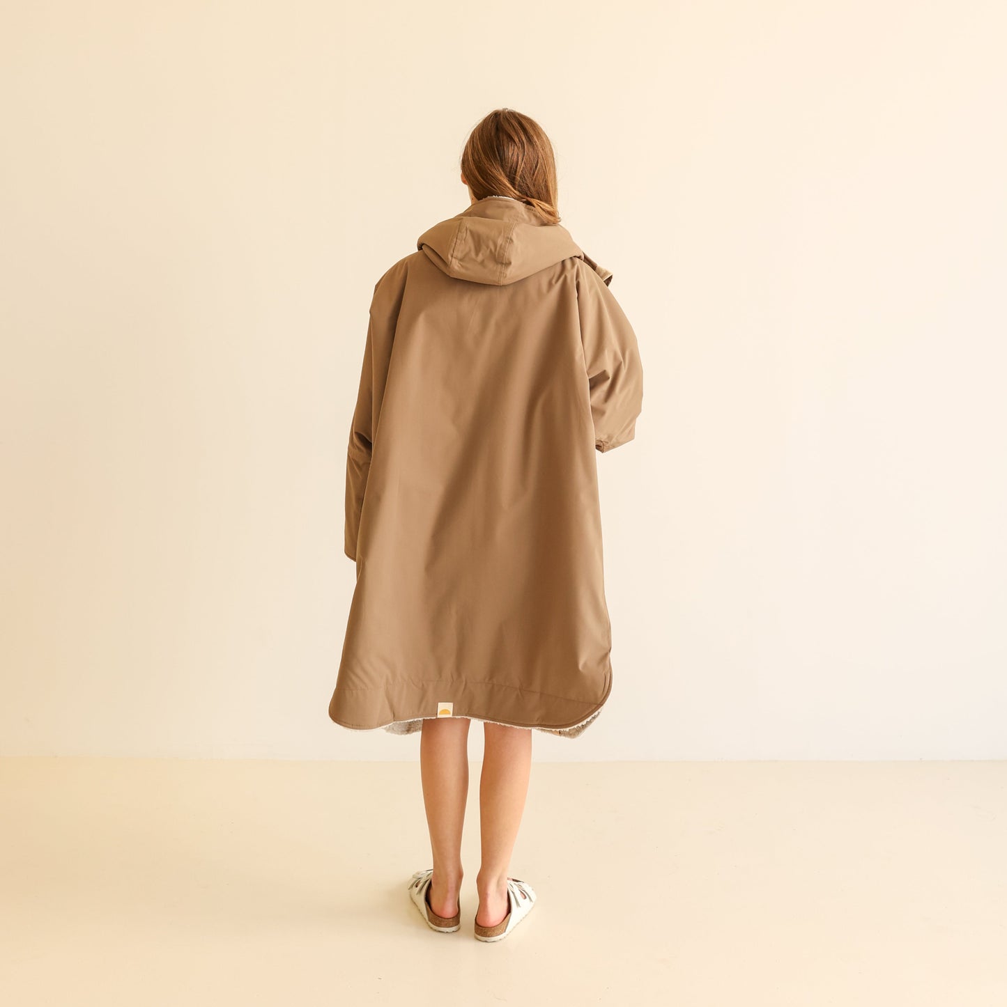 ADULT CRUMPET COAT | WEATHERPROOF CHANGING ROBE - MOCHA