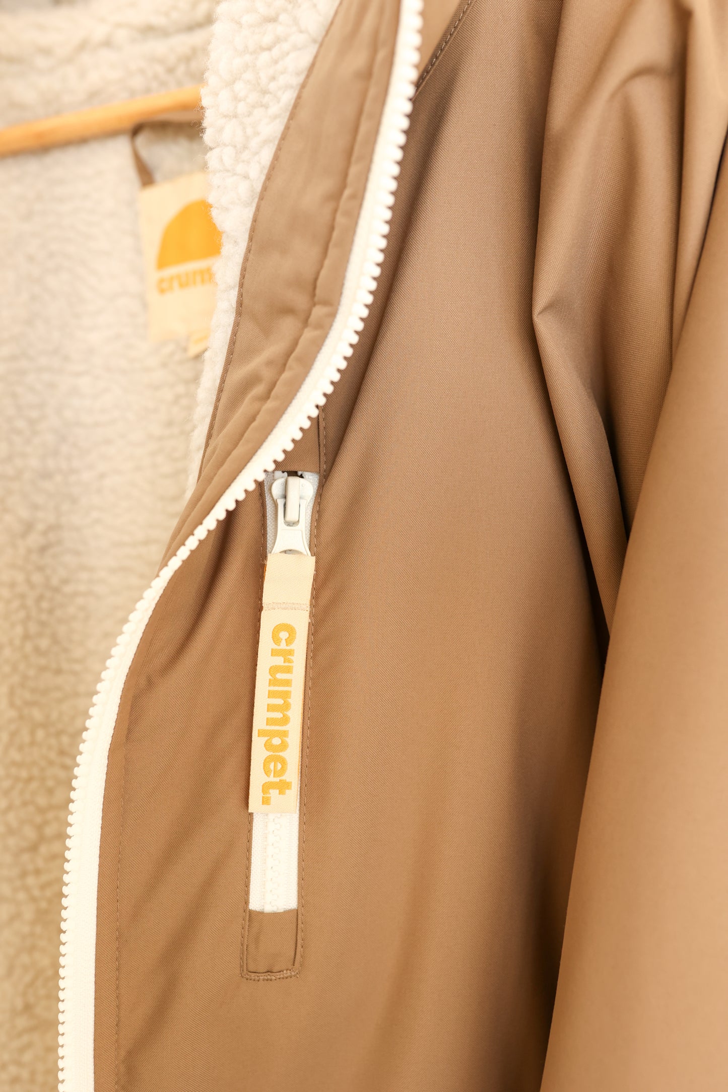 ADULT CRUMPET COAT | WEATHERPROOF CHANGING ROBE - MOCHA
